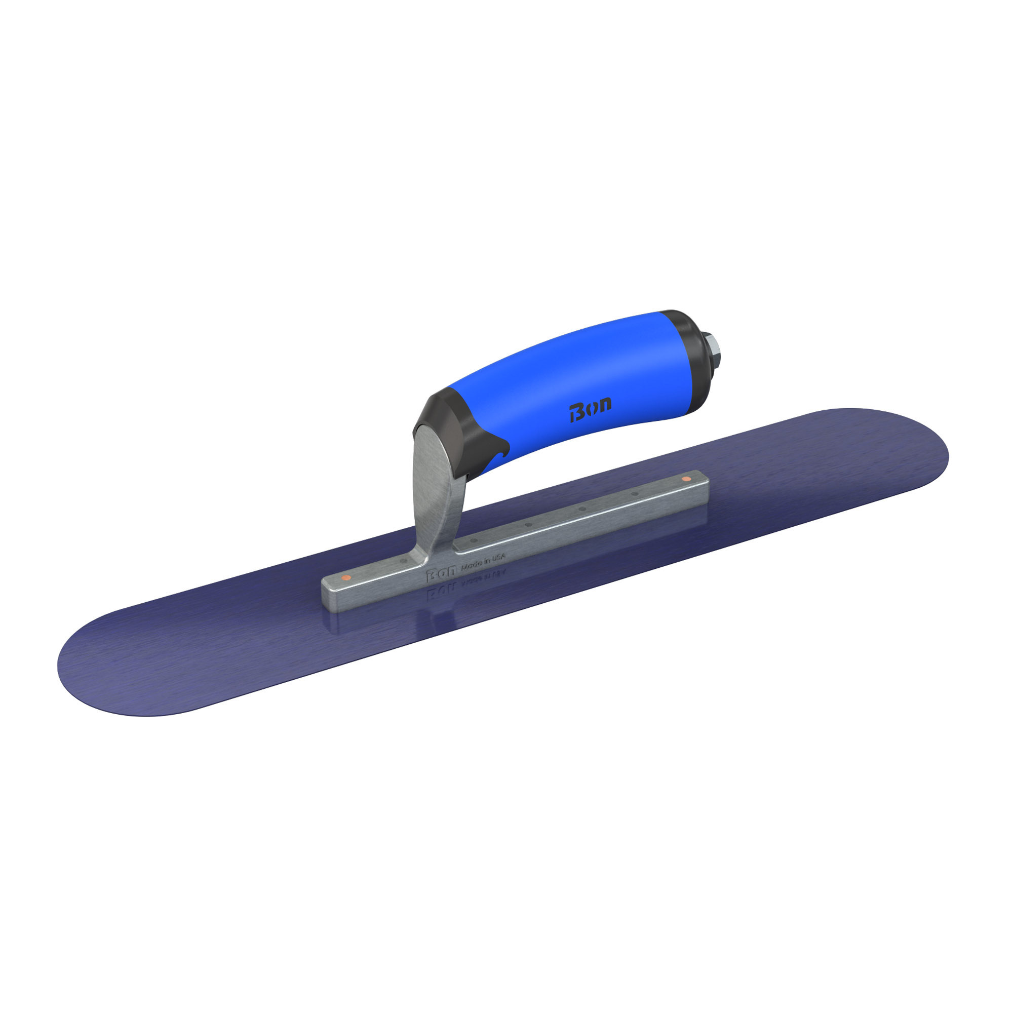 Bon Steel City, Pool Trowel - Blue Steel - 16 x 3 - CMFT Grip, Width 3 in, Length 16 in, Blade Material Blue Steel, Model# 67-165